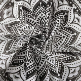 Tapiserie tapiterie mandala grey black wall cloth Casa - Accesorii si Decoratiuni Naty Shop