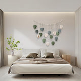 Tapiserie tapiterie verde tesuta cuie din lemn Casa - Accesorii si Decoratiuni Naty Shop
