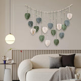 Tapiserie tapiterie verde tesuta cuie din lemn Casa - Accesorii si Decoratiuni Naty Shop