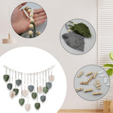 Tapiserie tapiterie verde tesuta cuie din lemn Casa - Accesorii si Decoratiuni Naty Shop