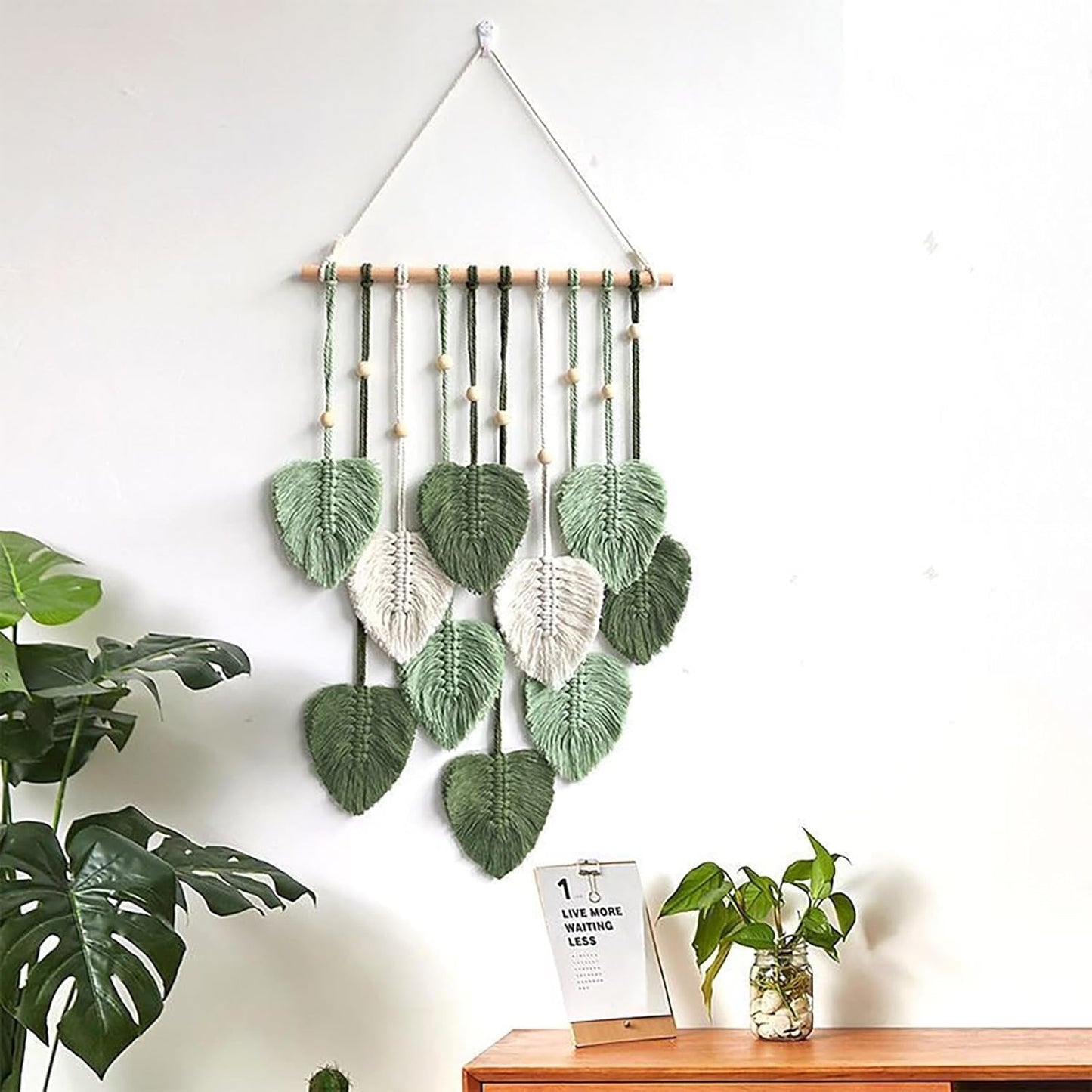 Tapiserie verde natural decorarea peretilor dormitorului camerei Casa - Accesorii si Decoratiuni Naty Shop