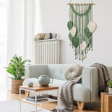 Tapiserie weldomcor tapiterie mic comert margele lemn frunze Casa - Accesorii si Decoratiuni Naty Shop