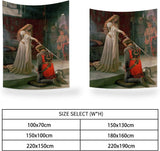 Tapiserie yongfoto cavaler pictura ulei medieval anglia Casa - Accesorii si Decoratiuni Naty Shop