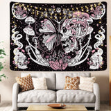 Tapiserie yrendenge fluturi schelet ciuperci casa stele luna Casa - Accesorii si Decoratiuni Naty Shop