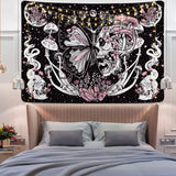 Tapiserie yrendenge fluturi schelet ciuperci casa stele luna Casa - Accesorii si Decoratiuni Naty Shop