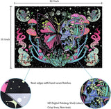 Tapiserie yrendenge tapiterie fluorescenta fluturi faza Casa - Accesorii si Decoratiuni Naty Shop
