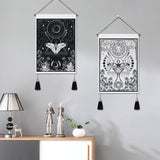 Tapiserie yugarlibi 2pcs tapiserii mici hanging luna soarele Casa - Accesorii si Decoratiuni Naty Shop