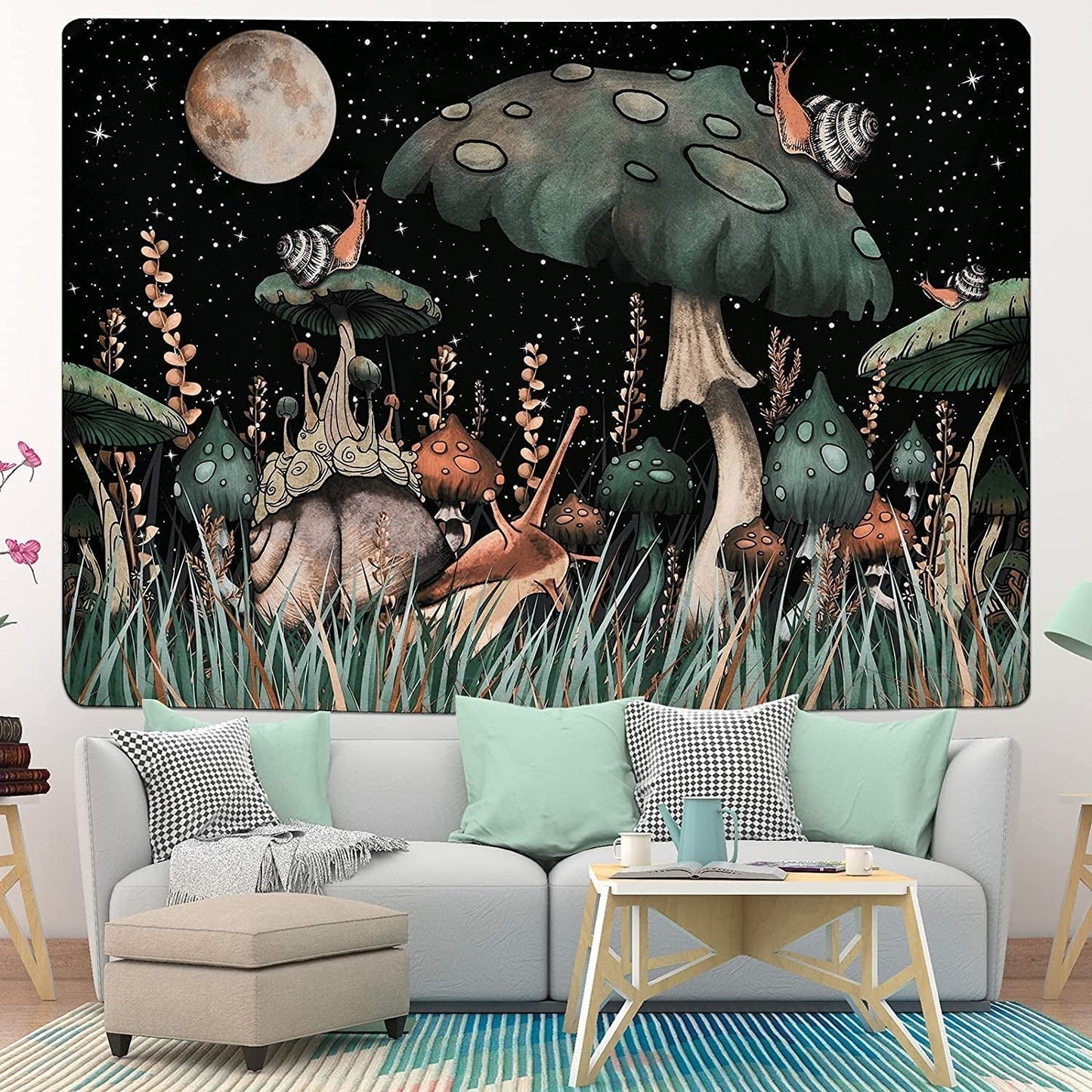 Tapiserie yugarlibi ciuperca padurea neagra melc hanging Casa - Accesorii si Decoratiuni Naty Shop
