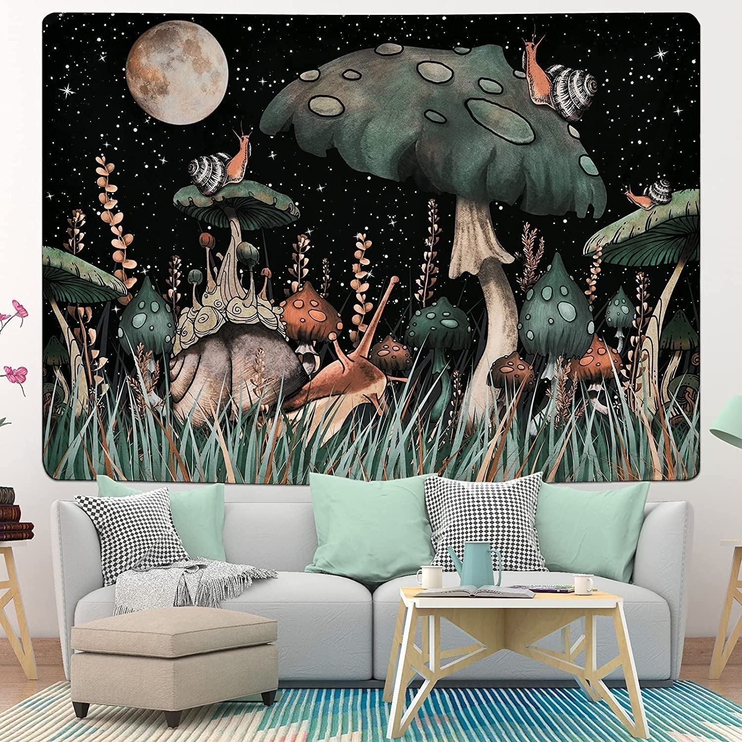Tapiserie yugarlibi ciuperca padurea neagra melc hanging Casa - Accesorii si Decoratiuni Naty Shop