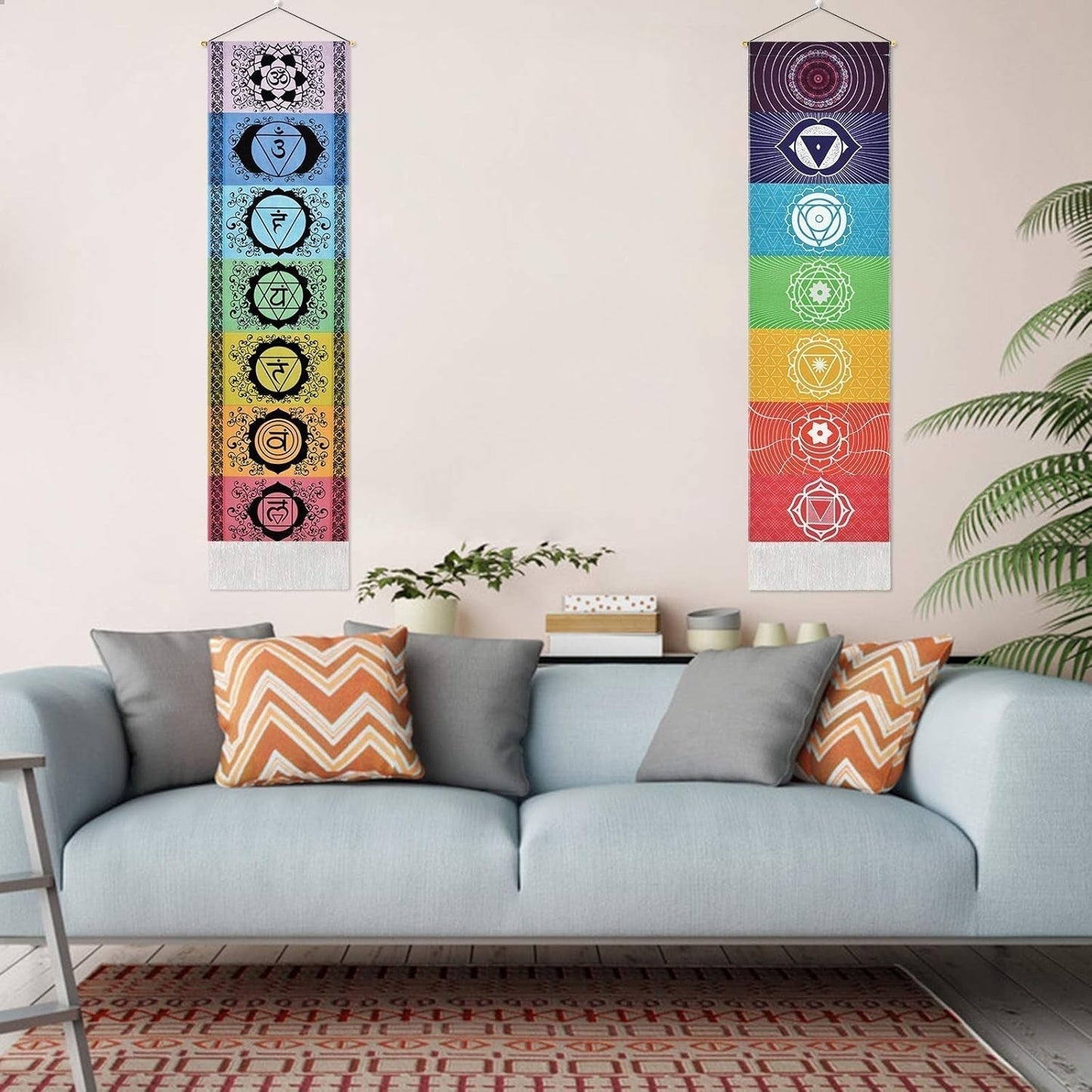 Tapiserie yugarlibi set agataturi chakra meditatie yoga trippy Casa - Accesorii si Decoratiuni Naty Shop