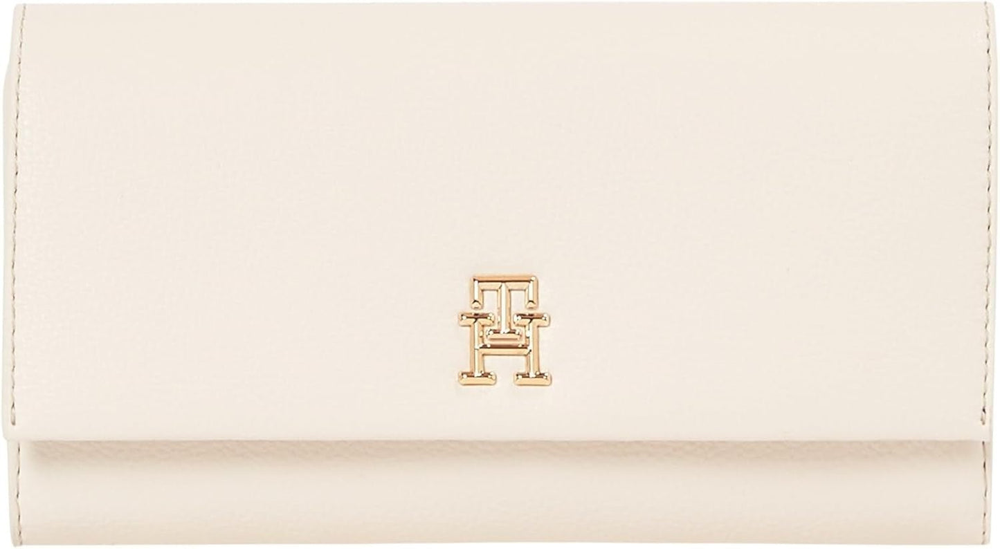 Tommy Hilfiger Aw0aw17267 Femeie Portofel Femei Naty Shop Bej (trestie de zahăr) Os