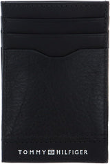 Tommy Hilfiger Bărbați TH Central Cardholder, Bi-Fold Wallet, negru, o singură dimensiune Portofel Barbati Naty Shop