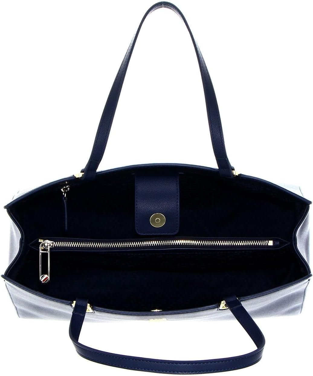 Tommy Hilfiger geantă de damă TH Timeless Satchel cu buzunare interioare, albastru (Space Blue), mărime unică Genti Femei Naty Shop