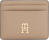 Tommy Hilfiger ladies card holder Feminin cu logo, Bej (Coastal Taupe), Marime unica Portofel Barbati Naty Shop Titlu implicit