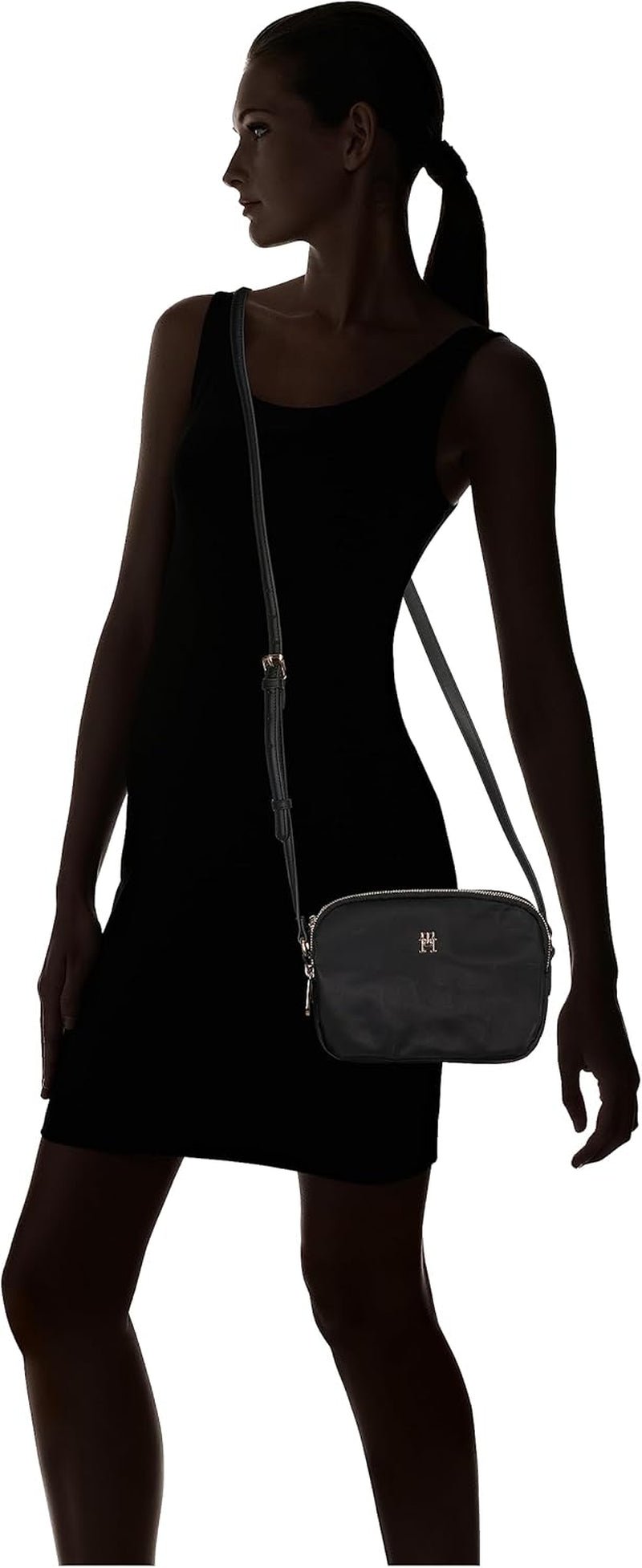 Tommy Hilfiger POPPY TH CROSSOVER Crossovers Femei, Negru (Negru), OS Genti Femei Naty Shop