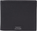Tommy Hilfiger portofel pentru bărbați Leather Mini Wallet Small Portofel Barbati Naty Shop Negru (negru) Os