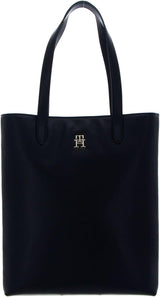 Tommy Hilfiger Th Casual Slim Tote Ns Tote Bag Genti Femei Naty Shop Negru (negru)