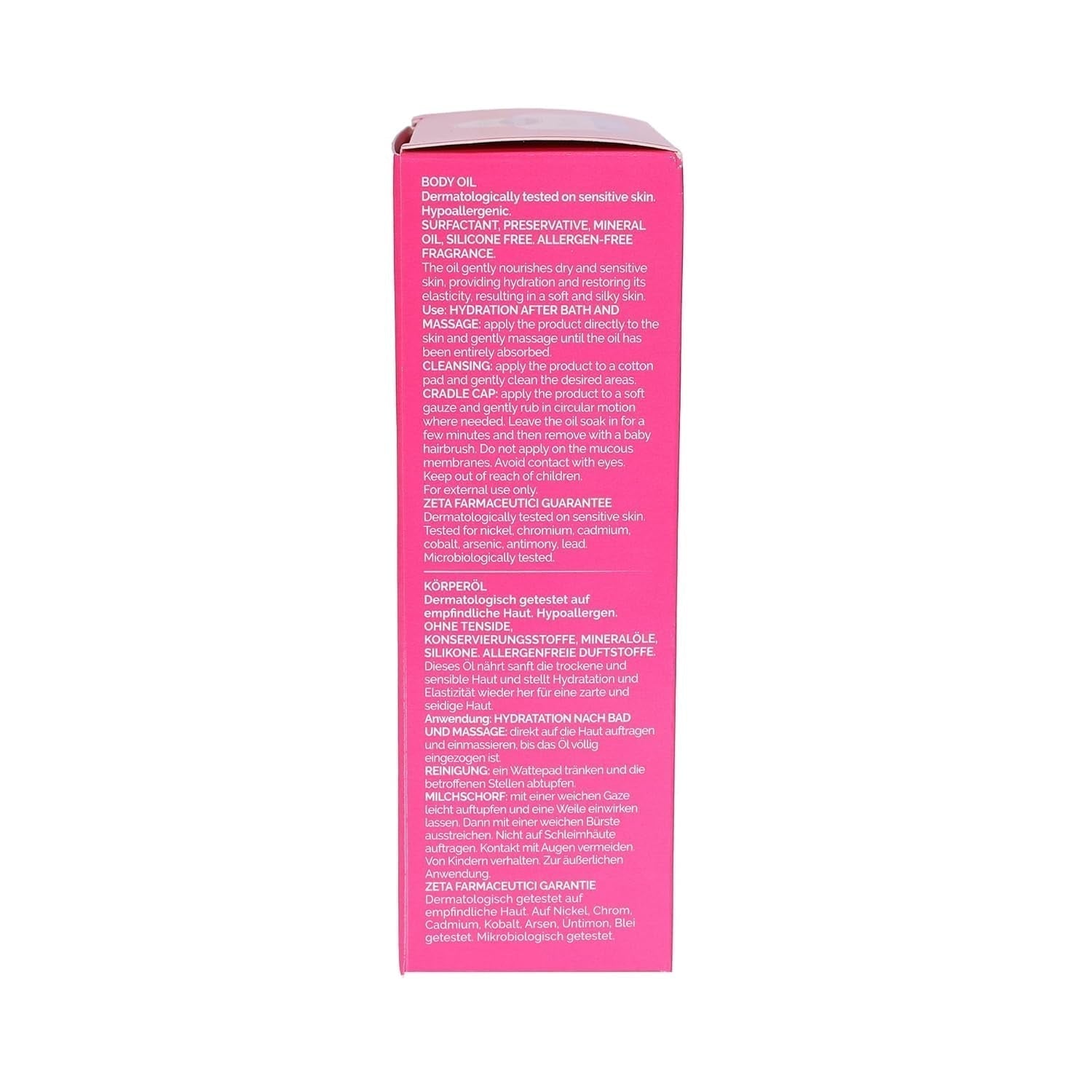 Ulei de corp Starch Mio, îndepărtează pălăria de leagăn de la nou-născuți, 200 ml Copii - Baie si Skincare Naty Shop
