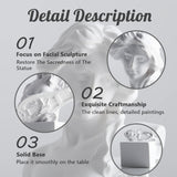 XMGZQ White Aphrodite Statue Sculpture, Resin Greek Mythology Bust Statue, for Coquette Room Decoration, Dark Academia Room Decoration, Bookshelves, Partition, Coffee Table Centrepiece Statuete si sculpturi Naty Shop