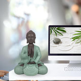 Zen Arôme SBM5 Statuie Zen Bodhi, verde/maro, 20 cm înălțime Statuete si sculpturi Naty Shop