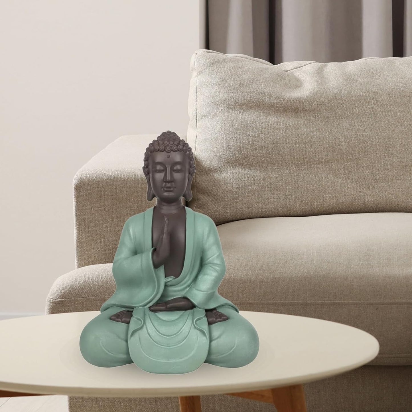 Zen Arôme SBM5 Statuie Zen Bodhi, verde/maro, 20 cm înălțime Statuete si sculpturi Naty Shop